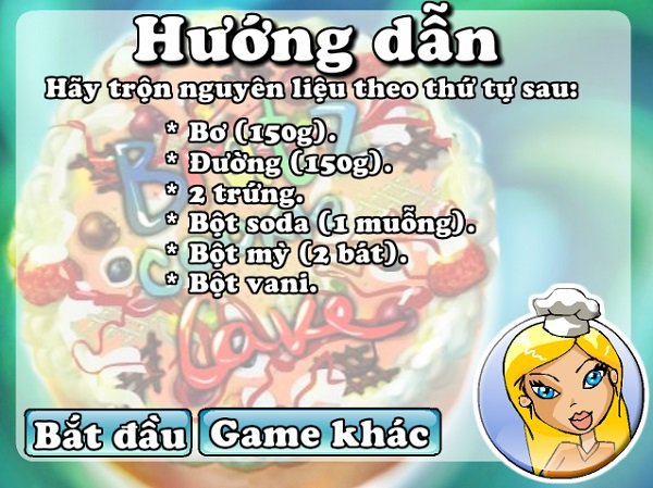 game Bánh kem nhân đậu phộng hình ảnh 2 game Banh kem nhan dau phong hinh anh 2