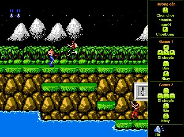 Game Contra 2 nguoi choi 30 mang