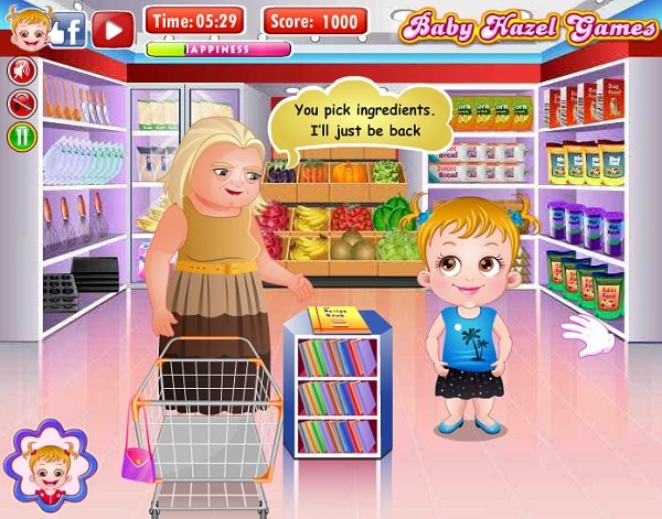 game Em bé baby hazel tập nấu ăn game Em be baby hazel tap nau an