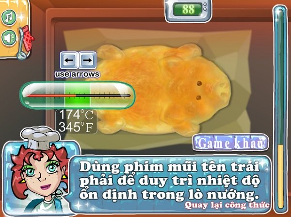 Game làm Bánh nướng heo quay game Lam Banh nuong heo quay