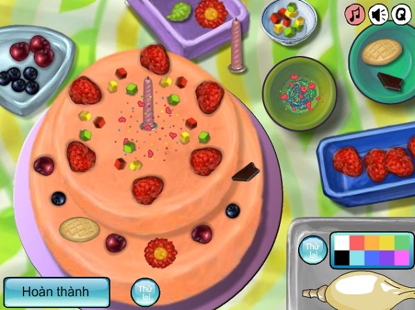 game Tap lam Banh gato kieu Phap