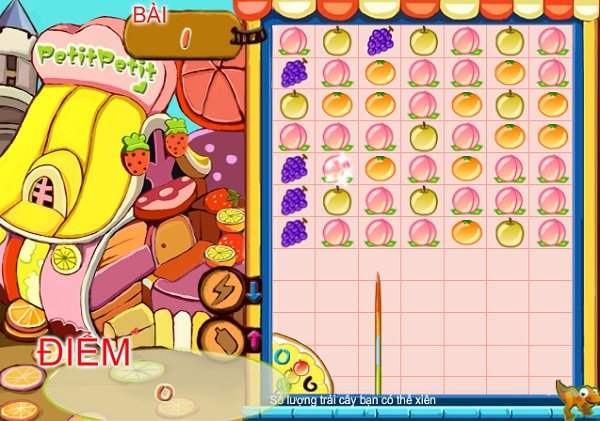 Game Xiên trái cây hoa quả game Xien trai cay hoa qua