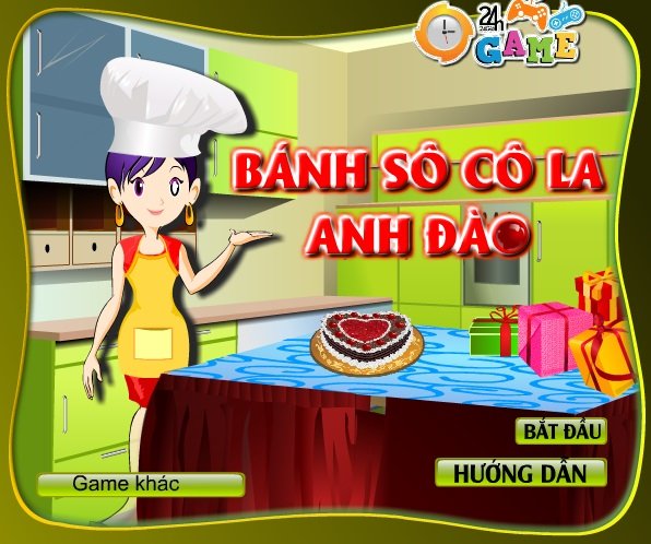 game Bánh socola anh đào hình ảnh 2 game Banh socola anh dao hinh anh 2