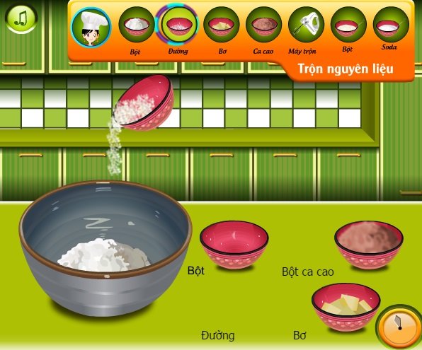 game Làm bánh socola anh đào game Lam banh socola anh dao