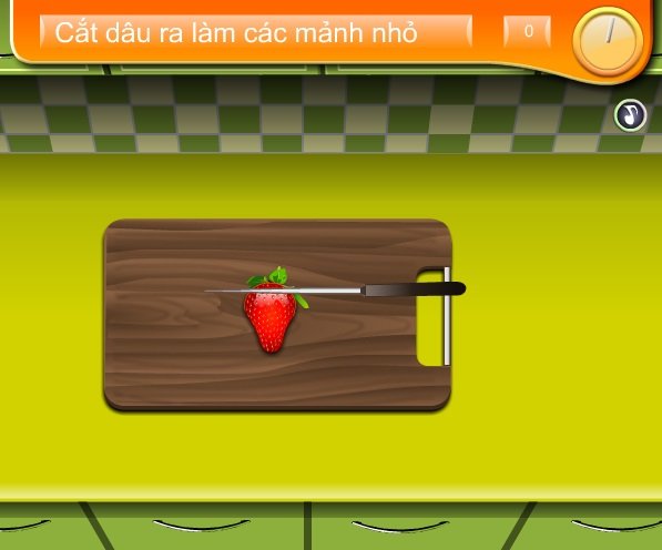 Game Làm kem dâu tây tươi Game Lam kem dau tay tuoi