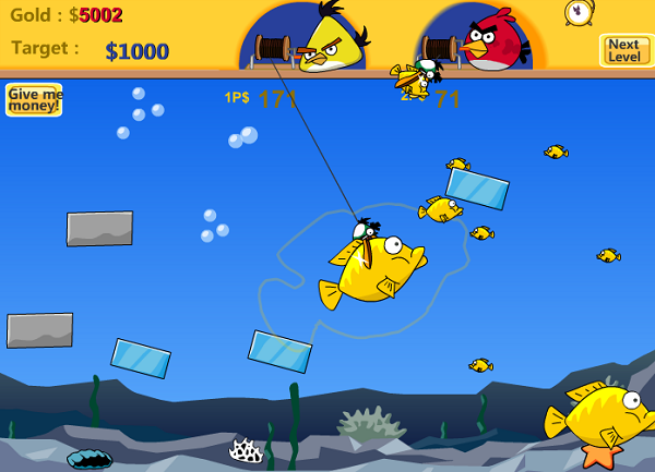 game Angry birds câu cá 2 người hình ảnh game Angry birds cau ca 2 nguoi hinh anh