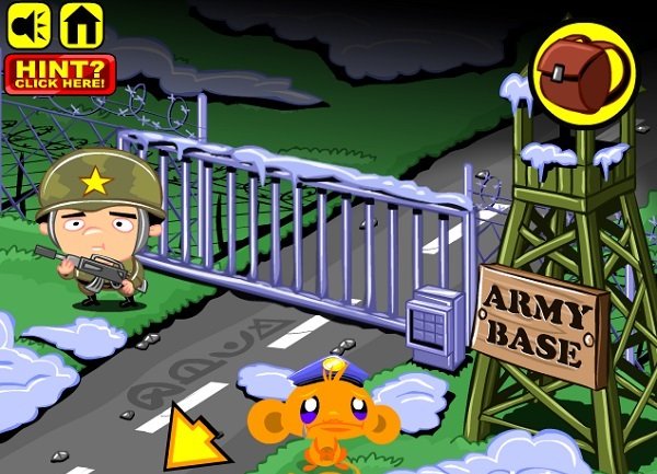 Game Chú khỉ buồn căn cứ quân sự hình ảnh game Chu khi buon can cu quan su hinh anh