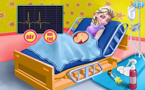 game Elsa sinh con 2 hình ảnh game Elsa sinh con 2 hinh anh