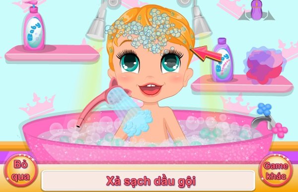 game Em bé tắm hình ảnh Game Em be tam hinh anh