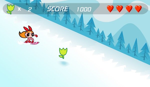game Powerpuff Girl trượt tuyết hình ảnh game Powerpuff Girl truot tuyet hinh anh