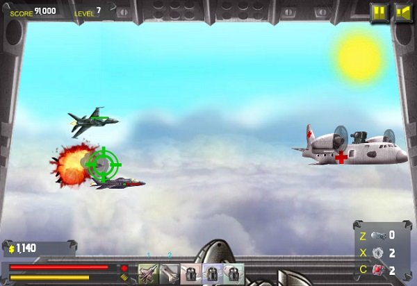 Game Bắn máy bay hình ảnh game Ban may bay hinh anh