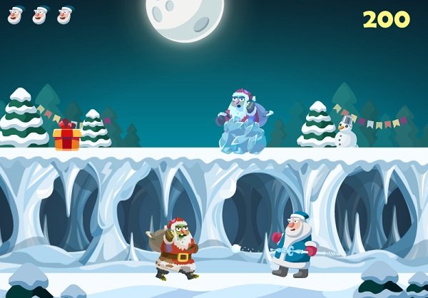 game Santa vs Zombie hình ảnh game Santa vs Zombie hinh anh