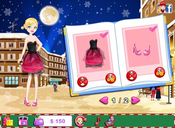 Game Thành phố thời trang giáng sinh hình ảnh game Thanh pho thoi trang giang sinh hinh anh