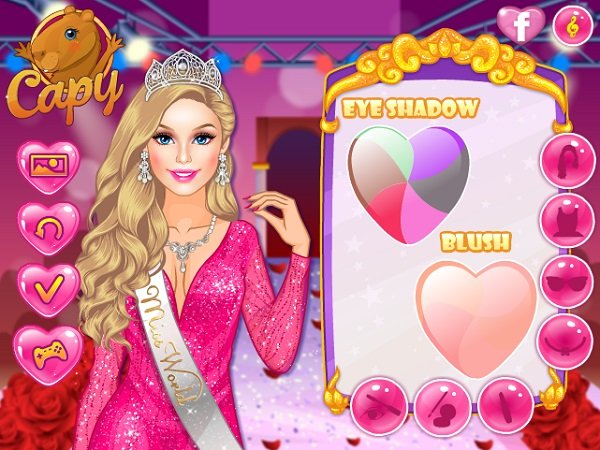game Hoa hậu búp bê barbie game Hoa hau bup be barbie