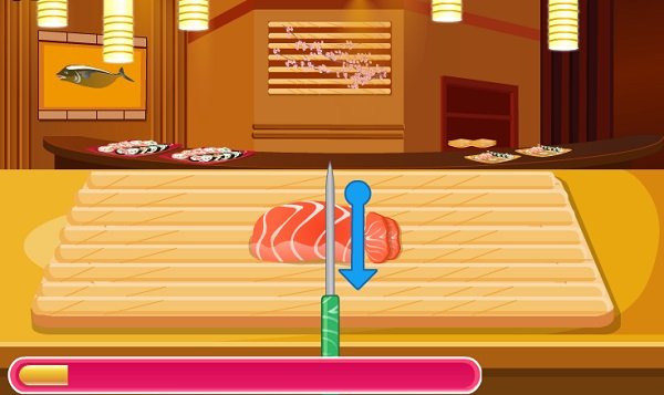 Game Học làm sushi cá hồi game Hoc lam sushi ca hoi