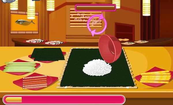 Game Học làm sushi ngon game Hoc lam sushi ngon