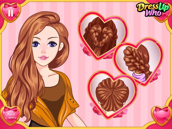 game Làm tóc ngày Valentine game Lam toc ngay Valentine