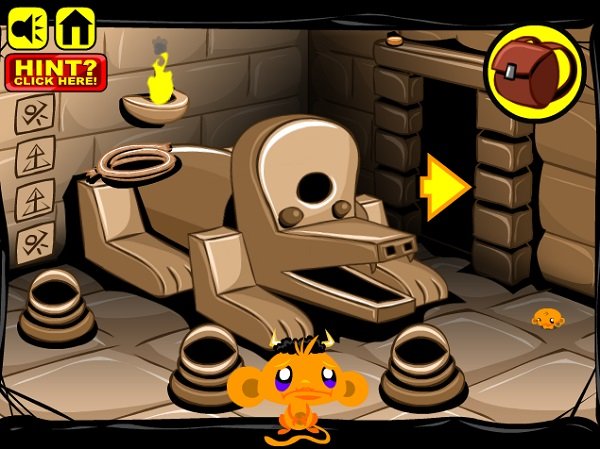 Chơi game Chú khỉ buồn kim tự tháp Choi game Chu khi buon kim tu thap