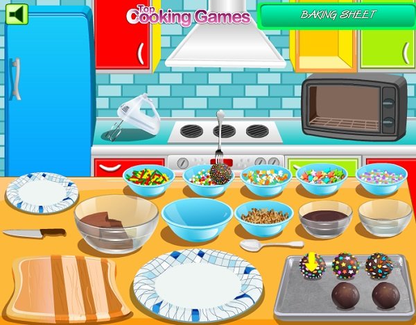 game Làm kẹo chocolate game Lam keo chocolate