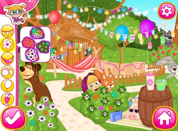 game Masha và gấu mùa hè vui nhộn hình ảnh 3 game Masha va gau mua he vui nhon hinh anh 3
