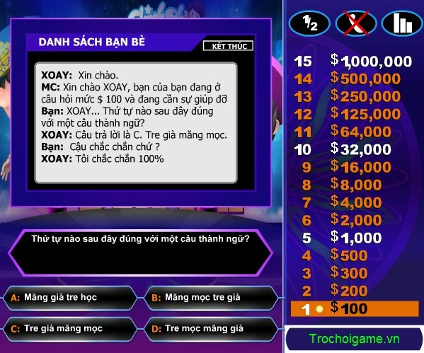 game Ai là trạng nguyên 2 game Ai la trang nguyen 2