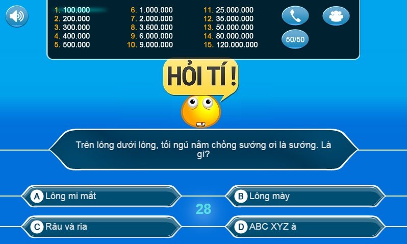 game Hỏi ngu tí game Hoi ngu ti