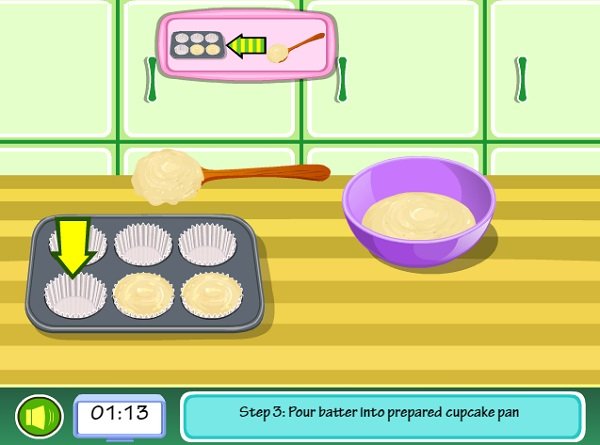 game Làm bánh cupcake hảo hạng 24h game Lam banh cupcake hao hang 24h
