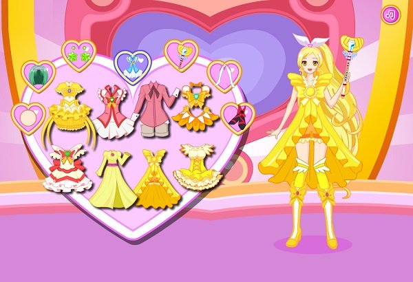 game Những cô gái xinh đẹp pretty cure 4 game Nhung co gai xinh dep pretty cure 4