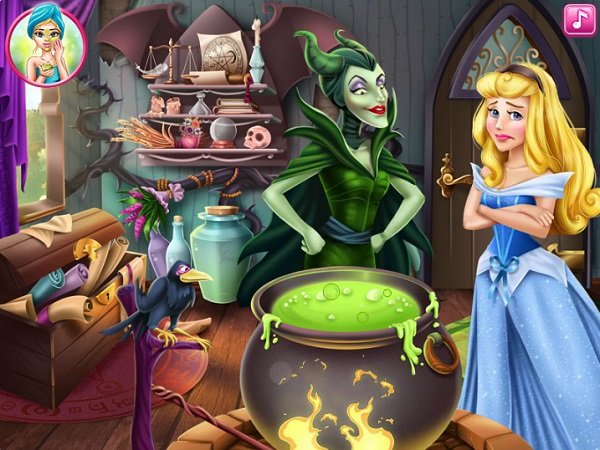 game Công chúa ngủ trong rừng Aurora hóa giải lời nguyền của tiên hắc ám Game Cong chua ngu trong rung Aurora hoa giai loi nguyen cua tien hac am