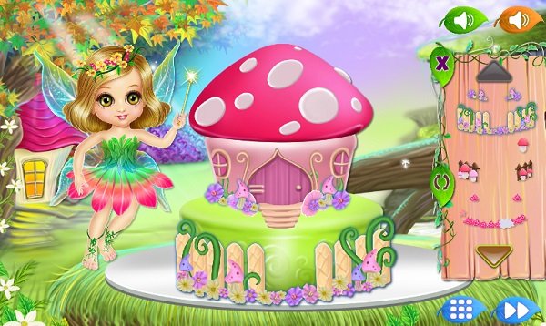 game Làm bánh kem ngôi nhà cổ tích Game Lam banh kem ngoi nha co tich
