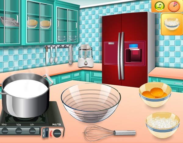 game Làm kem ly socola cùng chị Xuka game Lam kem ly socola cung chi Xuka