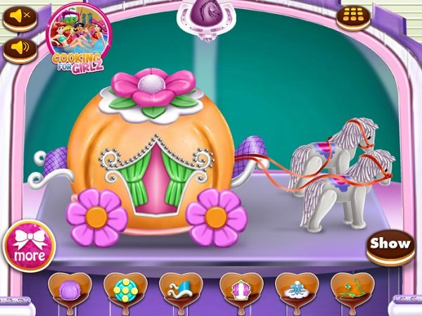 game lọ lem Làm bánh xe ngựa game Lo lem Lam banh xe ngua