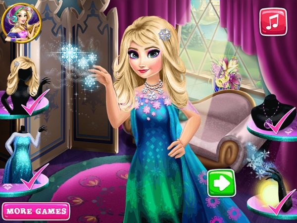 Chơi game Elsa làm đẹp toàn thân Choi game Elsa lam dep toan than