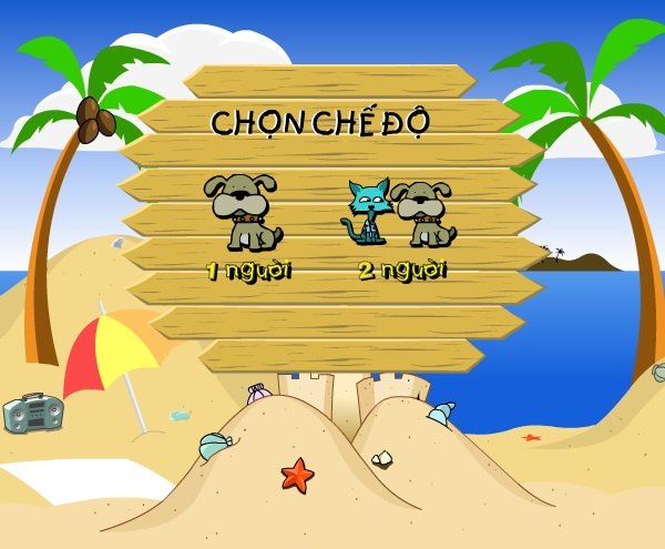 game Chó mèo ném nhau 2 người game Cho meo nem nhau 2 nguoi