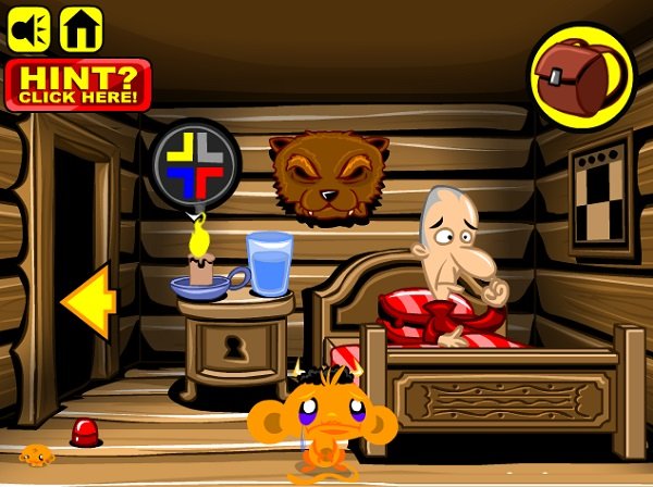 game Chú khỉ buồn thoát khỏi cabin escape game Chu khi buon thoat khoi cabin escape