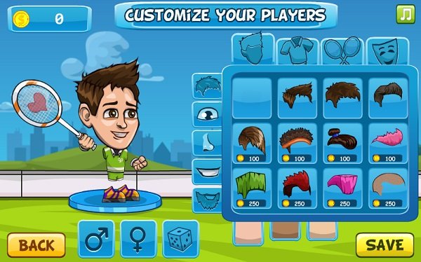 game Huyền thoại cầu lông 2 người chơi game Huyen thoai cau long 2 nguoi choi