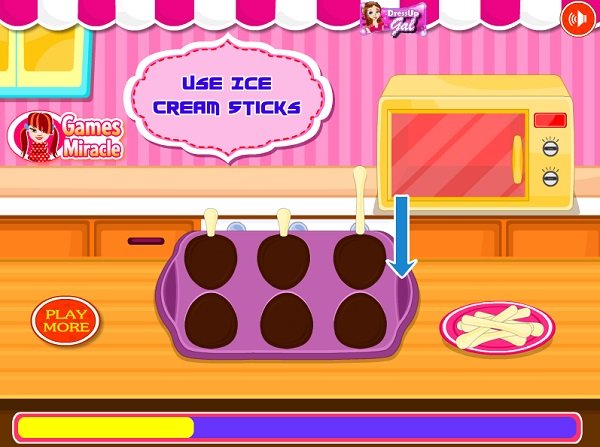 game Làm kem que socola để bán game Lam kem que socola de ban