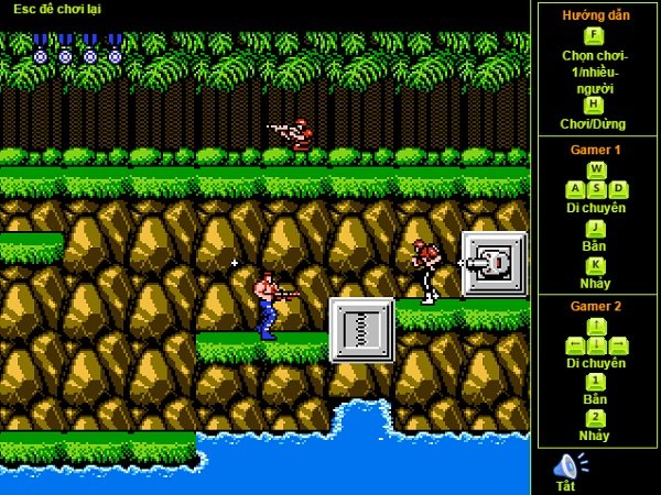 game Rambo phá đảo 1 người game Rambo pha dao 1 nguoi