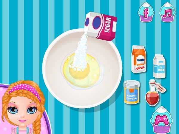 game nấu ăn Làm bánh cupcake Pony game nau an Lam banh cupcake Pony