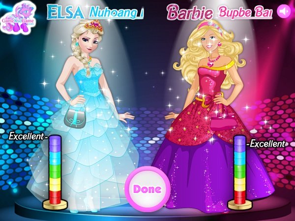 game Elsa vs cong chua Barbie ai mặc sành điệu hơn game Elsa vs cong chua Barbie ai mac sanh dieu hon