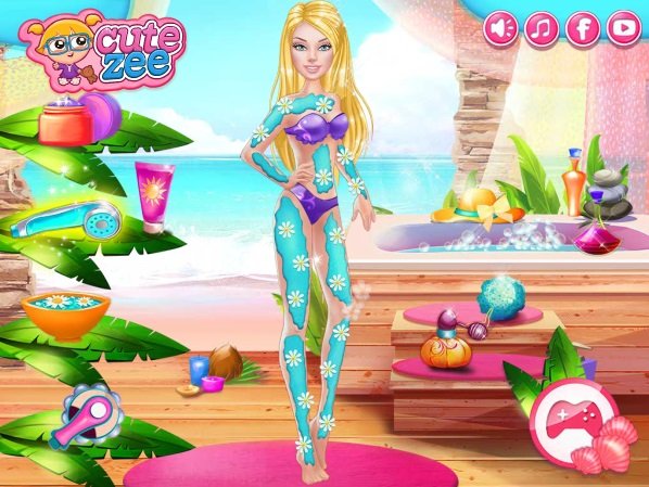 game Làm đẹp cho búp bê Barie online 24h y8 game Lam dep cho bup be Barbie online 24h y8