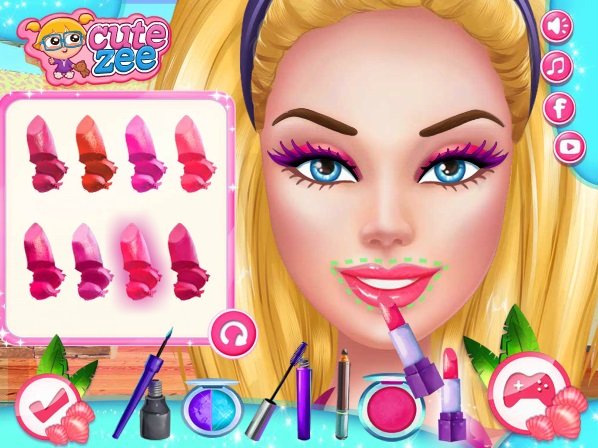 game Làm đẹp toàn thân cho Barie game Lam dep toan than cho Barbie