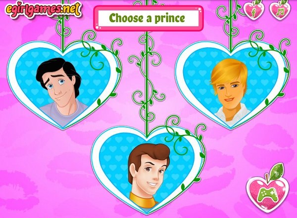 game Nụ hôn của Bạch Tuyết và hoàng tử game Nu hon cua Bach Tuyet va hoang tu