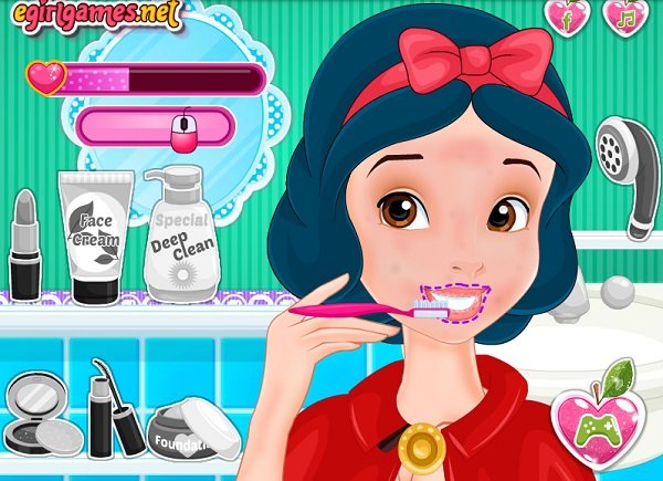 game Nụ hôn của công chúa Bạch Tuyết game Nu hon cua cong chua Bach Tuyet