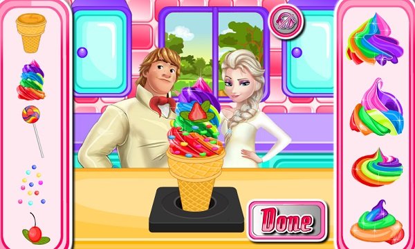 game Elsa làm kem cầu vồng miễn phí 24h y8 game Elsa lam kem cau vong mien phi 24h y8