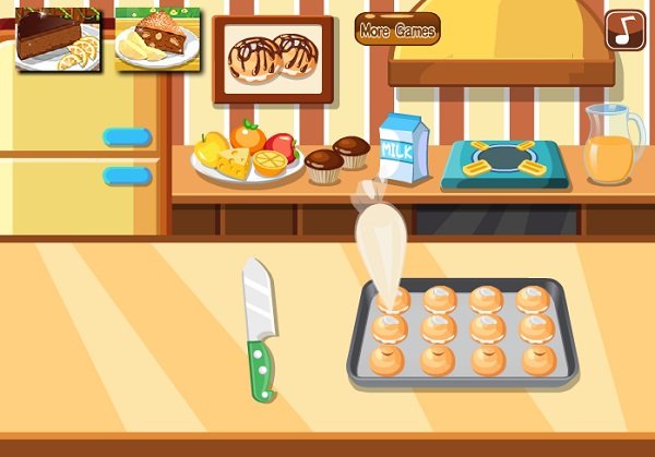 game Làm bánh su kem ngon nhất game Lam banh su kem ngon nhat