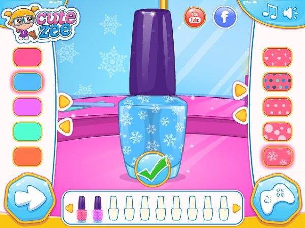 game Làm móng tay cho công chúa Elsa và Anna game Lam mong tay cho cong chua Elsa va Anna