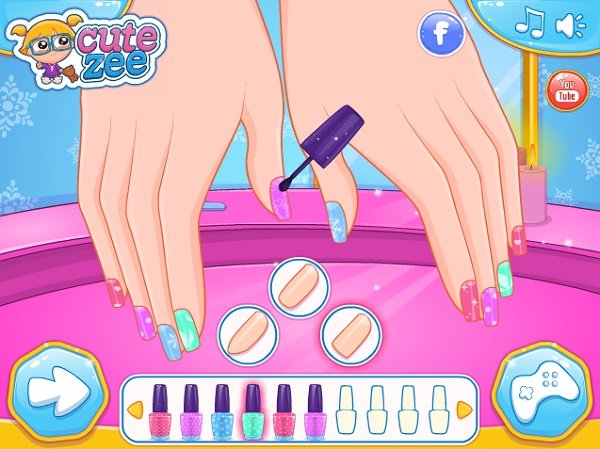 game Làm móng tay cho Elsa và Anna hình ảnh 2 game Lam mong tay cho Elsa va Anna hinh anh 2