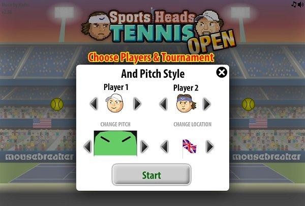 game Tennis bằng đầu to game Tennis bang dau to