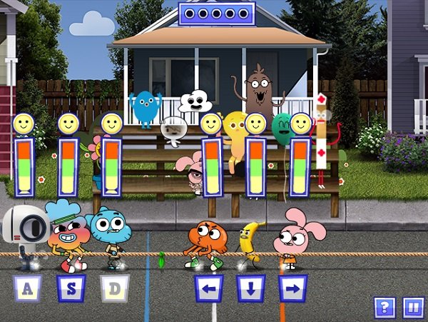 Game Olympic gumball thi chạy nhảy kéo co ném lon Game Olympic gumball thi chay nhay keo co nem lon